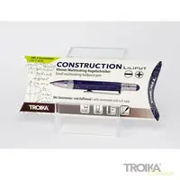 Ручка Troika Construction liliput з лінійкою та стілусом, синій