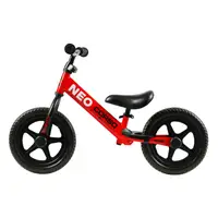 Велобіг 12" Corso Neo, сталева рама, підставка для ніг. Red (144027)
