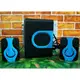 Колонки для ПК компьютера USB SPEAKER FT-2060 Чёрные с синим