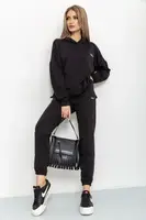 Спорт костюм женский двухнитка цвет черный 129R1515