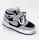 Детские черно-серые зимние хайтопы на серой липучке