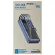 Внешний аккумулятор с солнечной панелью Power bank UKC 8412 20000 Mah зарядка кабель 4в1 Чёрный
