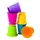 Тактильная игрушка Fat Brain Toys Suction Kupz Мягкие чашки 6 шт. (F183ML)