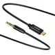 Кабель Baseus USB-C to Mini-jack 3.5 (AUX), 1.2M, Черный (CAM01-01)