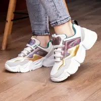 Кросівки жіночі Fashion Frasier 2126 36 розмір 23,5 см Бежевий