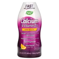 Витамины и минералы Nature's Way Calcium and Vitamin D3, 480 мл Цитрус