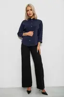 Блуза классическая, цвет синий, 230R100-4