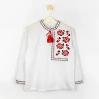 Вышиванка для мальчика с длинным рукавом.