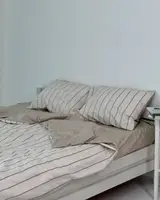 Постільна білизна сімейна Dushka Home Сатин 21052 160х215х2 см