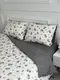 Постельное белье семейное Dushka Home Муслин 21739 160х215х2 см