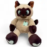 Мягкая игрушка "Котик", люминесцентная (25 см. сидя)