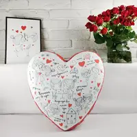 Подушка сердце 3D Кохання це... 40х40х7,5 см (3DPS_18L020)