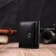 Женский небольшой кошелек из натуральной кожи ST Leather 19504 Черный