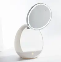 Органайзер для косметики Яйцо с зеркалом с LED подсветкой