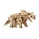 Деревянный механический 3D конструктор Ugears Трицератопс (70211)