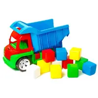 Машинка с кубиками Bamsic Алексбамс BS-088 36х24х17 см