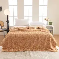 Плед Dushka Home Сердечко 20974 200х230 см светло-бежевый