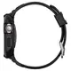 Чехол и ремешок Spigen для Apple Watch 7 / SE / 6 / 5 / 4 (45/44) Rugged Armor Pro 2 in 1, Black (062CS25324)