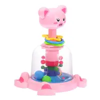 Игрушечная юла Свинка SL83015 с шариками