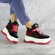Кроссовки женские зимние Fashion Cutenise 2348 40 размер 25 см Красный