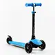 Самокат-велобег 3в1 Best Scooter колеса PU со светом, сидение, родительская ручка. Blue (106697)