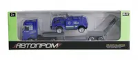 Игрушечный трейлер с джипом 7879 "АВТОПРОМ" Водомёт S.W.A.T