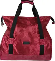 Дорожная сумка, саквояж 25L Wallaby бордовая геометрия