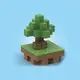Магнитный конструктор Minecraft RESTEQ — 64 детали + 2 фигурки, магнитные кубики 2×2 см, развивающий набор для детей, стиль