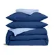 Двуспальное постельное белье с простыней на резинке DENIM BREEZE CS1
