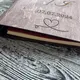 Именной альбом для семейных фото с индивидуальной гравировкой, оригинальный подарок из дерева на 5 годовщину