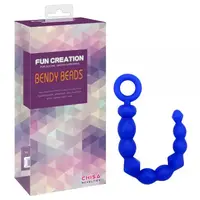 Анальная цепочка BENDY BEADS Indigo