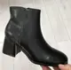 Ботильоны женские черные на каблуке Д775