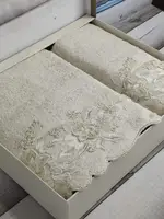 Pupilla 2в1 Vanetta bej бамбукові рушники.Туреччина.