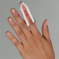 Ортез для пальца руки вместо гипсовой повязки при переломах Orthopoint SL-604 шина для фаланг пальцев Размер L