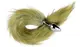 Анальная пробка с хвостом EGZO - Fox Tail Silver Plug Brown, size S