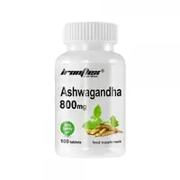 Натуральная добавка IronFlex Ashwagandha 800 mg, 100 таблеток