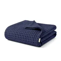 Плед покрывало вафельное 75x95 Denim Greek Waffle