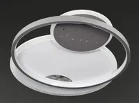 Люстра светодиодная потолочная LED светильник для квартиры на потолок лэд с пультом 27122 Белый 5х40х52 см.