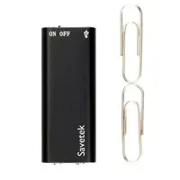 Мини диктофон Savetek 200 (GS-R01s), 32 Гб памяти, активация записи голосом VOR, до 384 часов записи, Оригинал