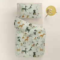Подростковое постельное белье с простыней на резинке HAPPY DOGS CS4