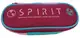 Школьный пенал Spirit бордовый с розовым
