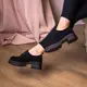 Броги женские Fashion Velvet 3232 41 размер 26 см Черный