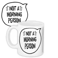 Кружка с принтом Not a morning person 330 мл (KR_18J033)
