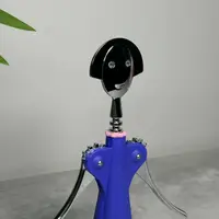 Штопор важільний Alessi Anna G. 24 см синій