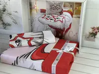 Cat дитча полуторна постільна білизна. Ранфорс. Romeo home Туреччина.