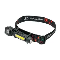 Фонарик налобный LED RL-211 |Type-C, XPE LED+COB, Magnetic fix torch|