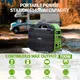 Портативная электростанция Browey Solar Panel 22W PN-600 EU Version |AC/DC, 2USB/Type-C, 600W, PD/QC|