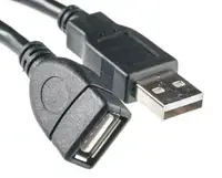 Кабель PowerPlant USB 2.0 AF – AM, 0.5м