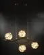 Люстра светодиодная подвесная LED светильник для квартиры на потолок лэд 26561 Черный 45-150х13х70 см.