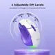 Мышь MEETION 2.4G+Bluetooth wireless gaming mouse BTM001 |800-1200-1600-2400dpi, 7keys, 35/140h, Type-C Charging, RGB|